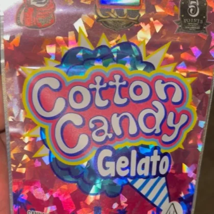 Cotton candy gelato
